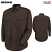 Brown - Horace Small Men's Sentry Plus Long Sleeve Shirt With Zipper # HS1145