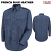 French Blue Heather - Horace Small Men's Sentry Plus Long Sleeve Shirt With Zipper # HS1133