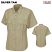 Silver Tan - Horace Small Men's Sentry Plus Short Sleeve Shirt With Zipper # HS1248