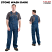 Stone Wash Dark - Berne Men's Original Unlined Denim Bib Overall #B910SWD