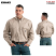 Khaki - Berne Flame Resistant Unlined Button Down Workshirt #FRSH10KH