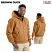 Brown Duck - Berne Men's Original Washed Quilt Lined Hooded Jacket #HJ375BD