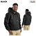 Black - Berne Men's Original Washed Quilt Lined Hooded Jacket #HJ375BK