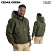 Cedar Green - Berne Men's Original Washed Quilt Lined Hooded Jacket #HJ375CDG