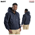 Navy - Berne Men's Original Washed Quilt Lined Hooded Jacket #HJ375ND