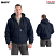 Navy - Berne Men's Original Hooded Quilt Lined Jacket #HJ51ND