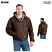 Bark - Berne Men's Sanded Sherpa Lined Hooded Work Jacket #HJ626BB