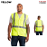 Yellow - Berne Men's High Visibility Easy Off Mesh Deluxe Vest #HV0045YW