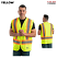 Yellow - Berne Men's High Visibility Mesh Multi Color Vest #HVV046YW