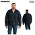 Black - Berne Men's Washed Fleece Lined Gasoline Jacket #J374BK