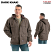 Dark Khaki - Berne Men's Sanded Fleece Lined Contractor Coat # JC613DKH