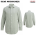 Olive Microcheck - Edwards 1972 Point Grey Long Sleeve Shirt #1972-924