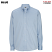 Blue - Edwards Men's Long Sleeves Oxford Shirt #1975-001