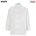 White - Edwards Unisex Classic Full Cut Long Sleeve Chef Coat #3302-000