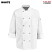 White - Chef Designs Ten Pearl-Button Chef Coat #0415WH