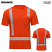 Orange - Red Kap SK07 Hi-Visibility Short Sleeve Unisex Performance Core Tee #SK07OV