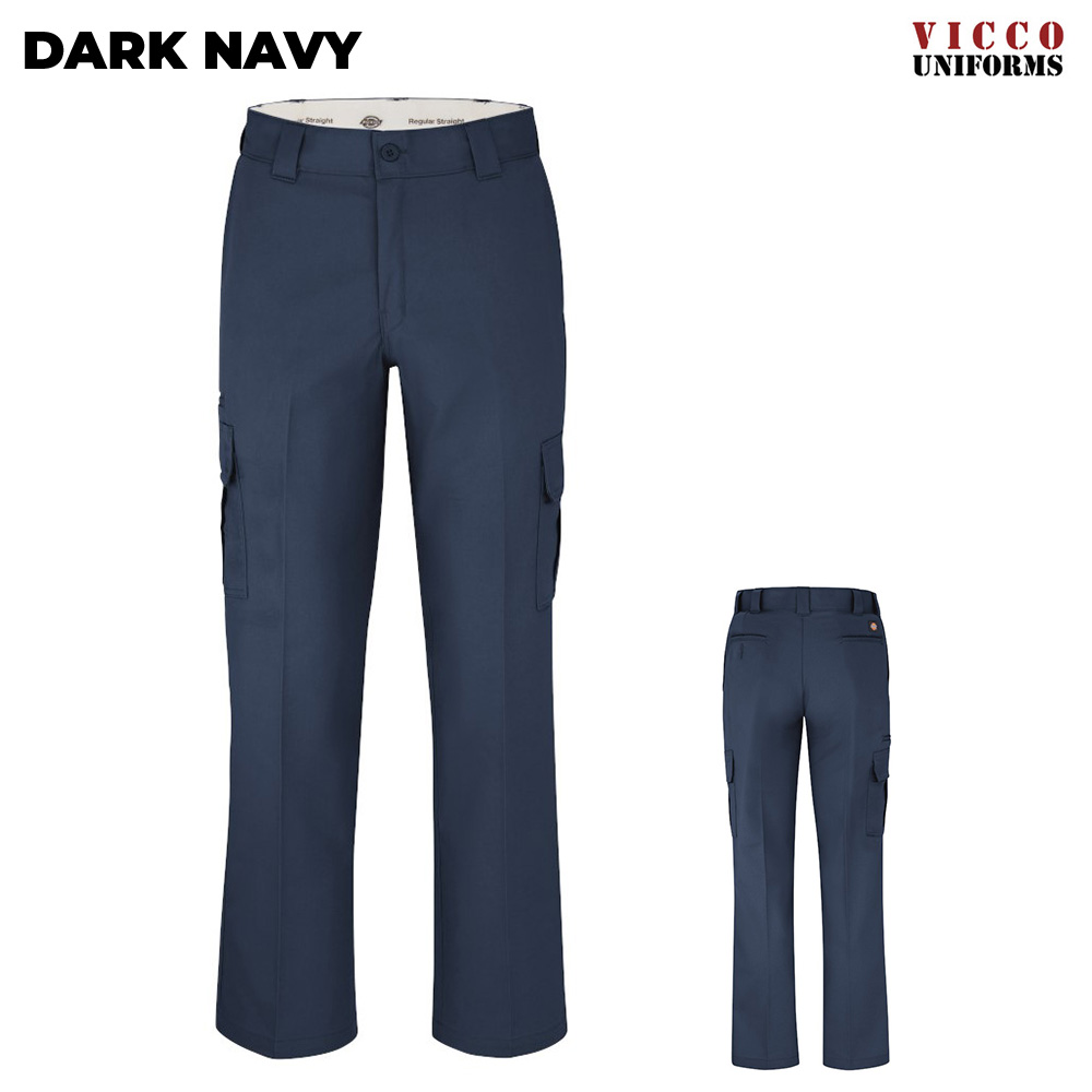 Dickies Men's Flex Regular Fit Straight Leg Work Cargo Pants Dark Grey 40X30