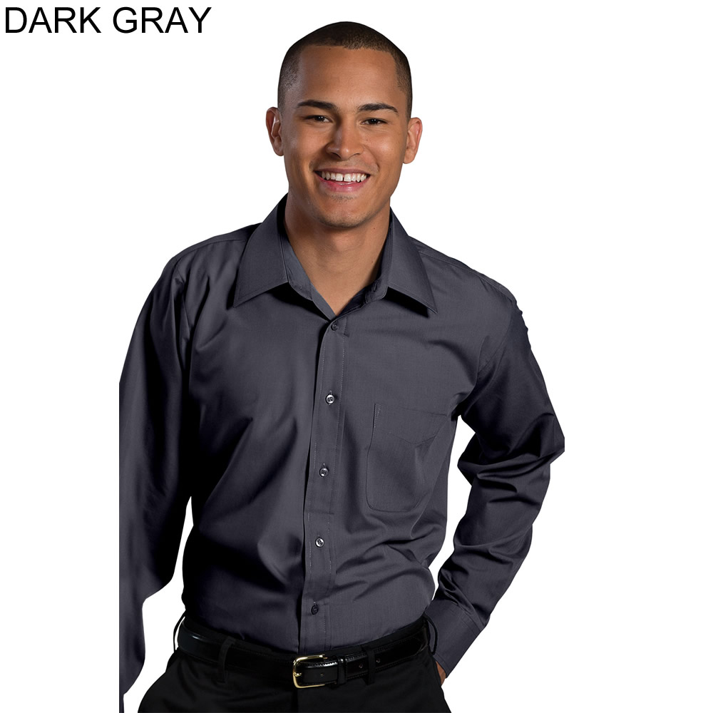 Edwards Men's Long Sleeve Broadcloth Shirt - 1363