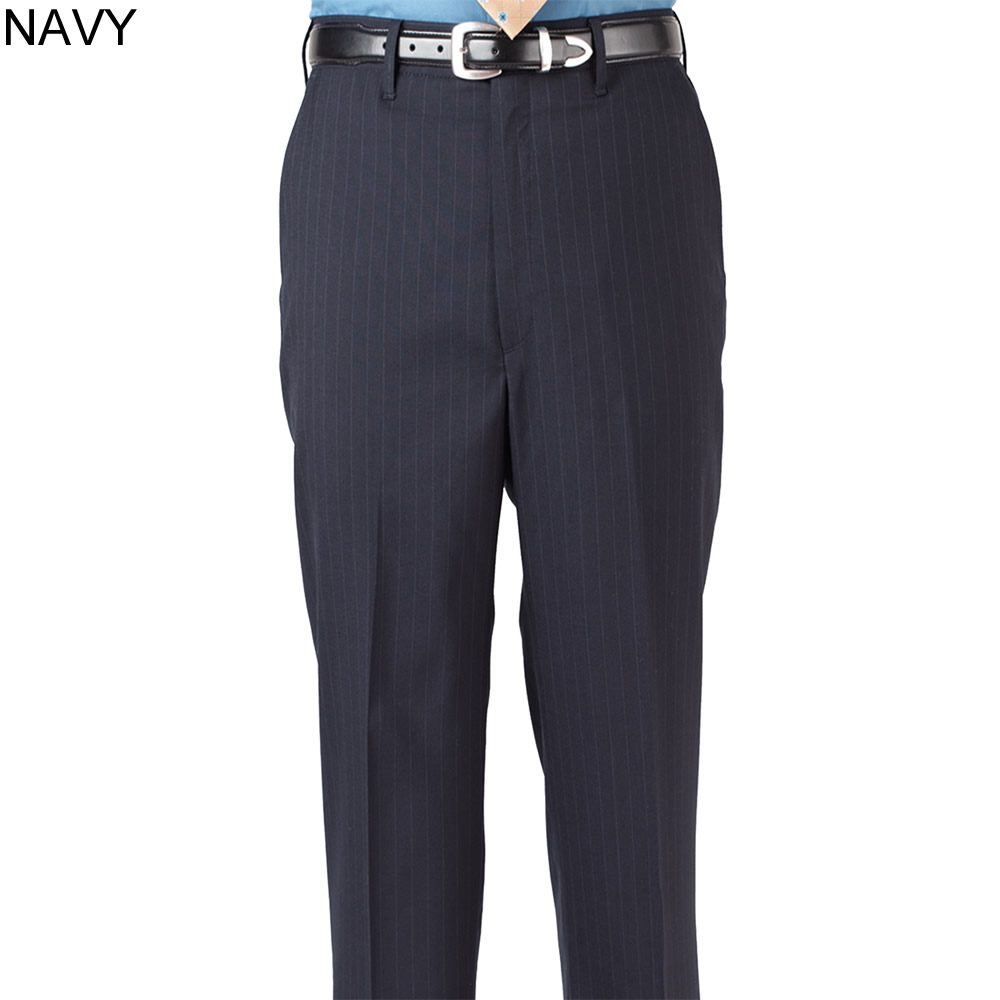 Edwards Men's Pinstripe Flat Front Dress Pant - 2560