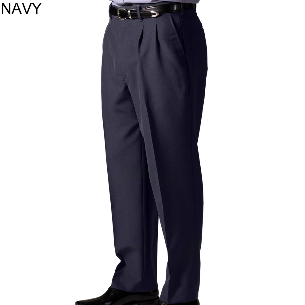 mens double pleated dress pants