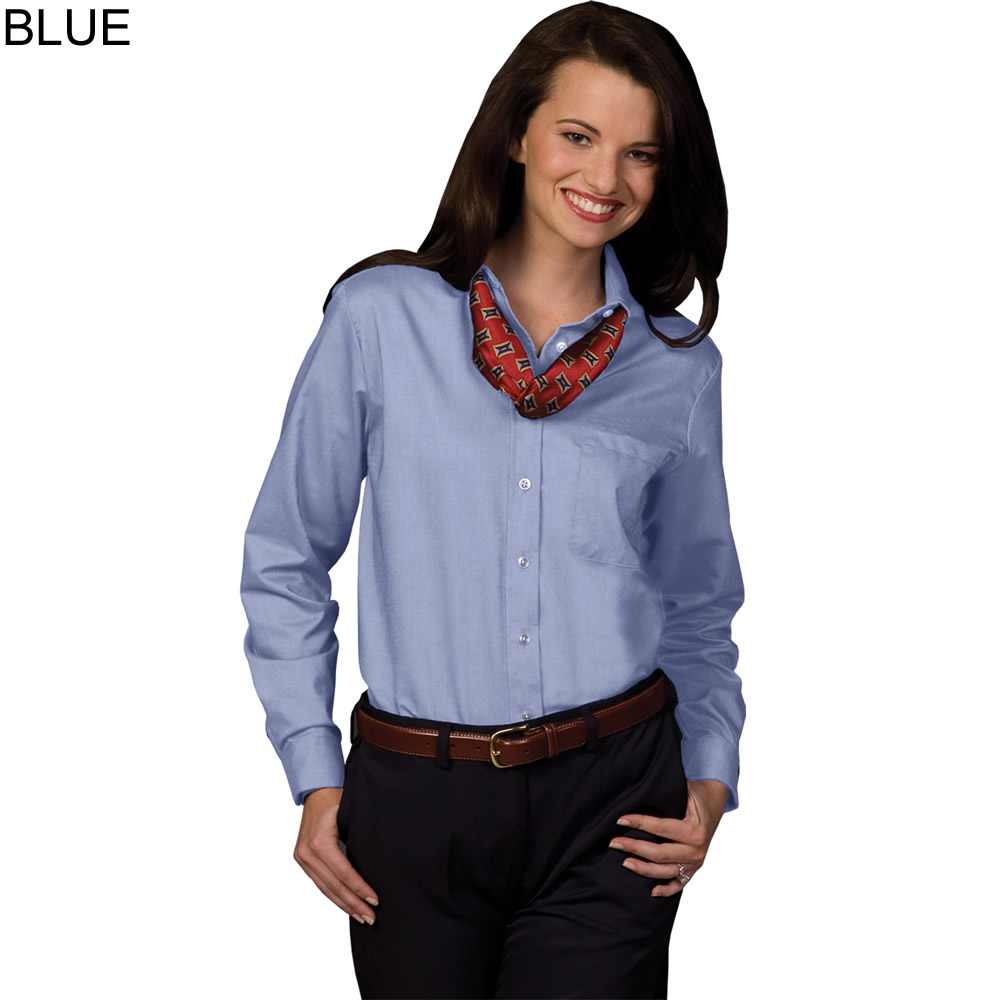 Edwards Women's Long Sleeve Oxford Shirt - 5077