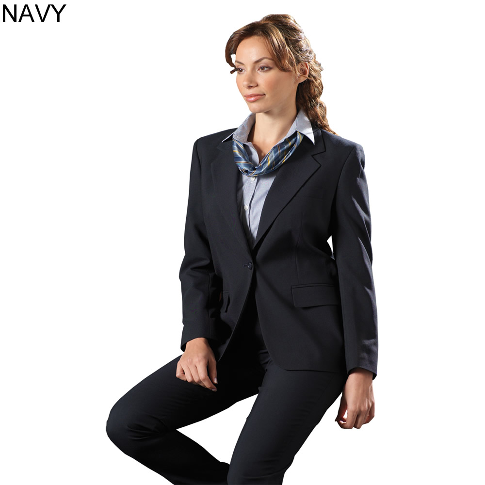 ladies navy suit jacket