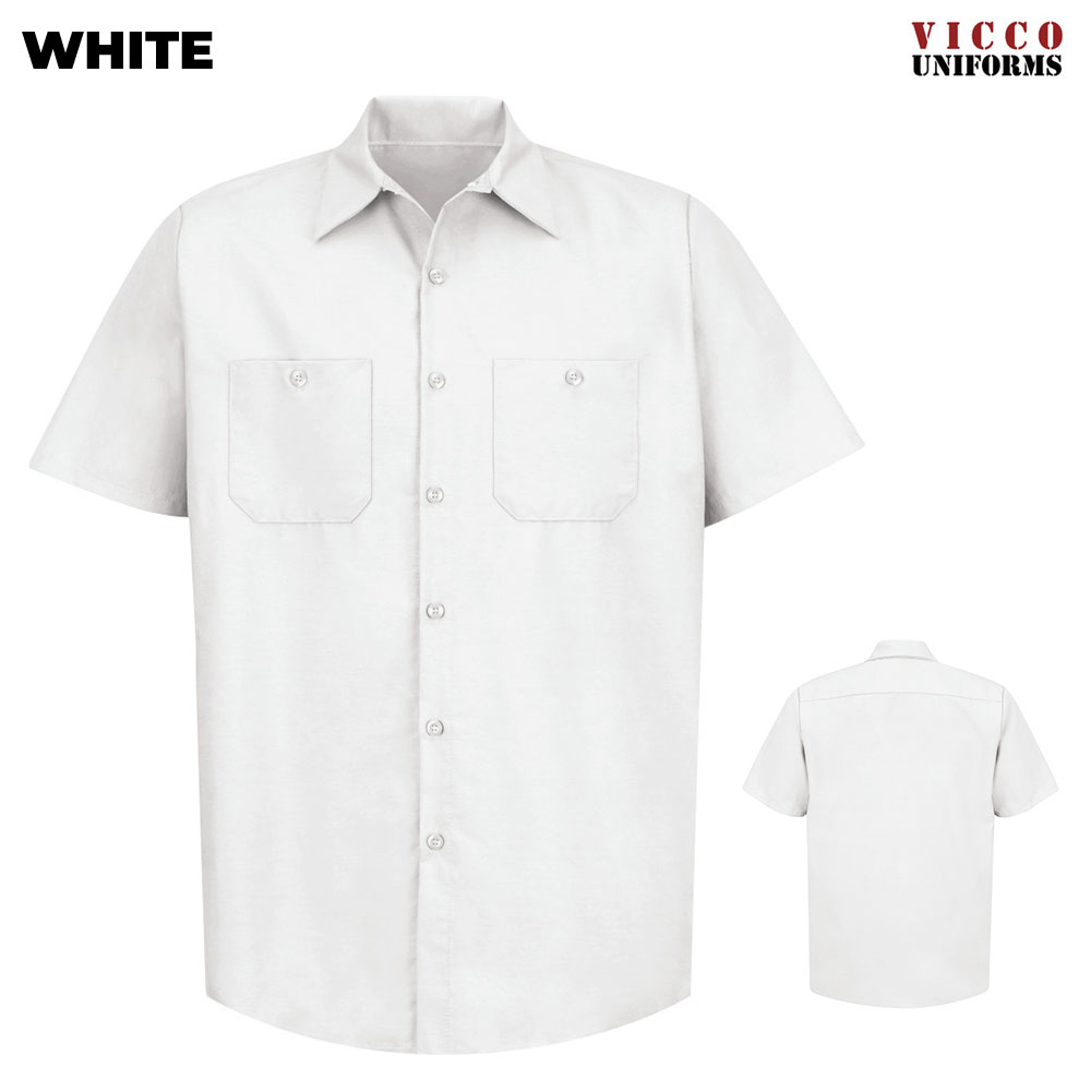 Red Kap SP24 - Men's Industrial Work Shirt - Short Sleeve