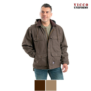 Berne Sanded Fleece Lined Contractor Coat - JC613