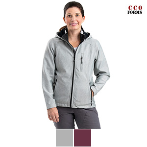 Berne WJS301 Women's Hooded Softshell Jacket