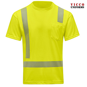 Red Kap SK25 Hi-Visibility Performance Core Tee - Short Sleeve, Type R, Class 2