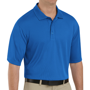 kap polyester polo mesh sleeve short shirt detailed