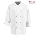 Chef Designs 0415 Ten Pearl-Button Chef Coat - Blended