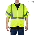 Berne Hi-Visibility Short Sleeve Mesh Short Sleeve Vest - HVV041